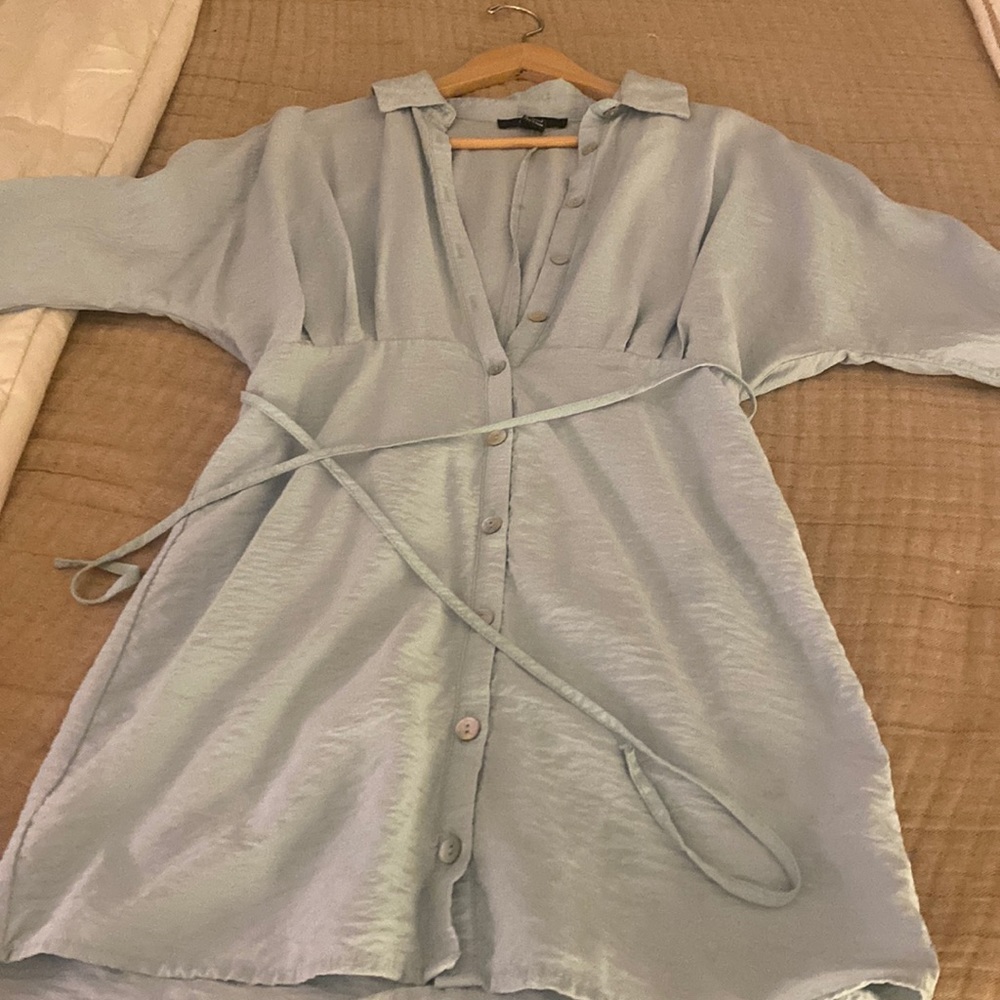 Small high low dress teal